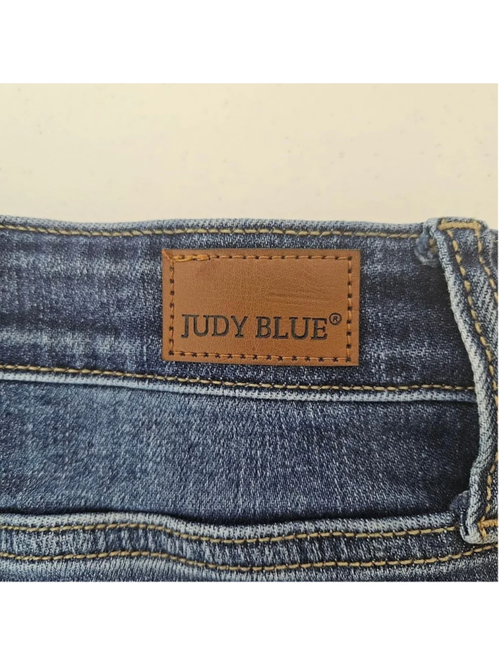Judy Blue Boyfriend Fit Blue Jeans Size 7/28 stretchy - Picture 9 of 12
